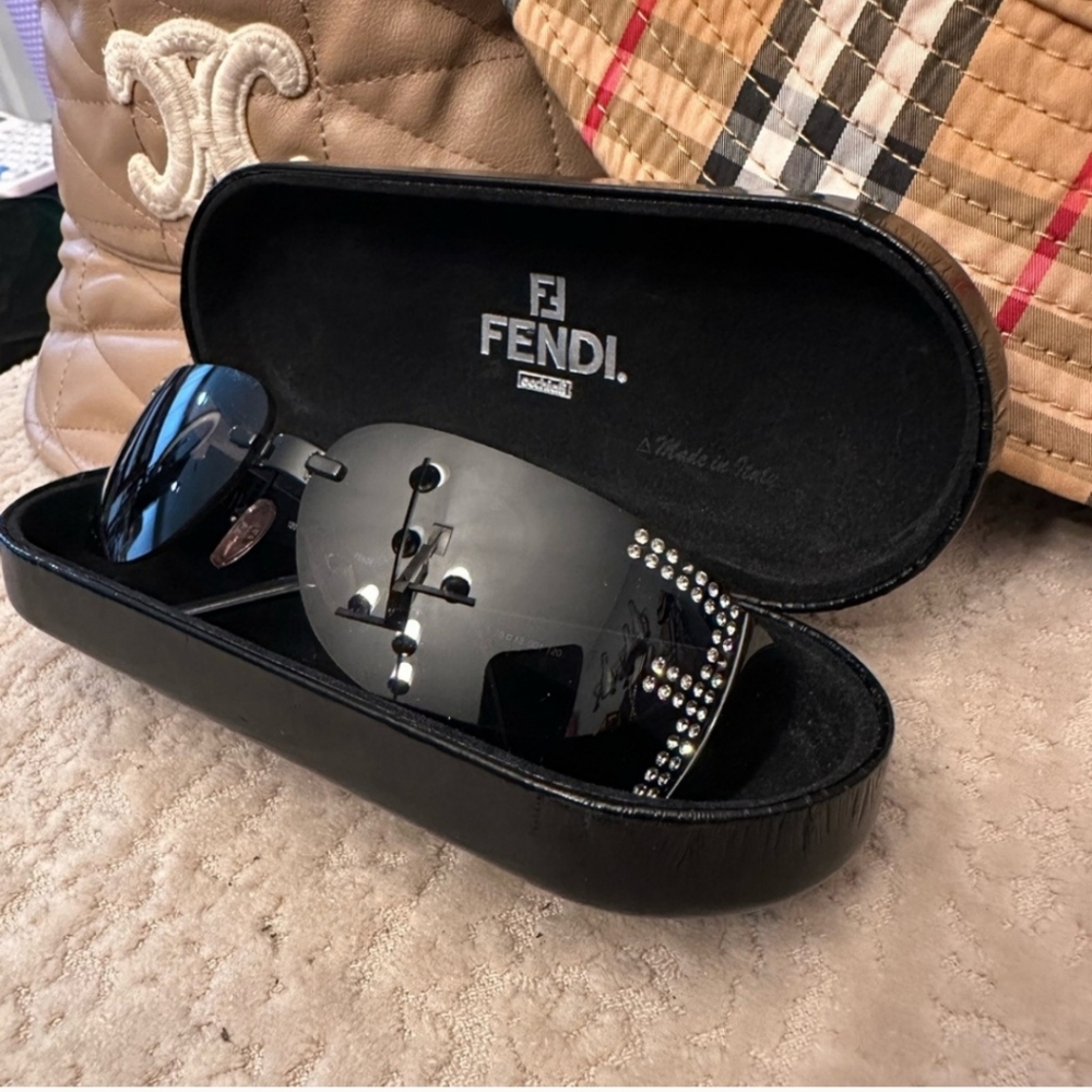 Fendi Sunnies with Rhinestones
